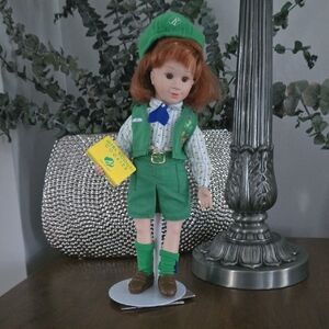Green Scout Doll with Brown Shoes